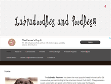 Tablet Screenshot of labradoodlesandpoodles.com